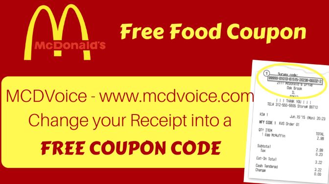 Mcdvoice.com Survey Rewards